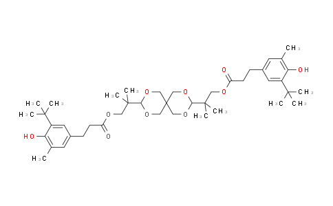 CAS No. 90498-90-1, (2,4,8,10-tetraoxaspiro[5.5]undecane-3,9-diyl)bis(2-methylpropane-2,1-diyl) bis(3-(3-(tert-butyl)-4-hydroxy-5-methylphenyl)propanoate)