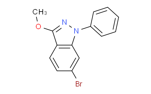 CAS No. 1332527-03-3, 6-bromo-3-methoxy-1-phenyl-1H-indazole