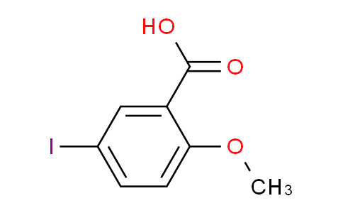 CAS No. 2786-00-7, 5-Iodo-2-methoxybenzoic acid