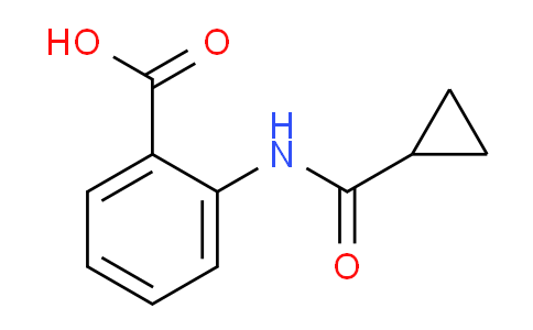 CAS No. 40057-21-4, 2-(Cyclopropanecarboxamido)benzoic acid