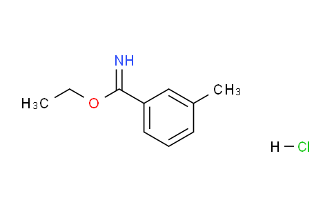 CAS No. 54998-35-5, ethyl 3-methylbenzimidate hydrochloride