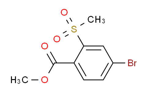 CAS No. 773134-43-3, Methyl 4-bromo-2-(methylsulfonyl)benzoate
