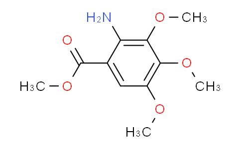 CAS No. 5035-82-5, Methyl 2-amino-3,4,5-trimethoxybenzoate