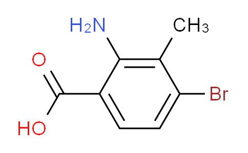 CAS No. 129833-29-0, 2-amino-4-bromo-3-methylbenzoic acid