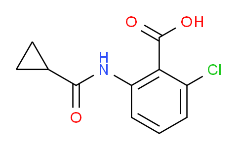 CAS No. 1314406-53-5, 2-Chloro-6-(cyclopropanecarboxamido)benzoic acid
