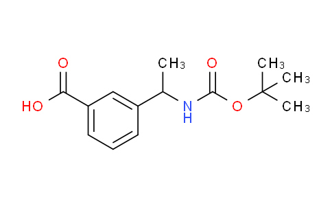 CAS No. 165949-84-8, 3-(1-tert-Butoxycarbonylamino-ethyl)-benzoic acid