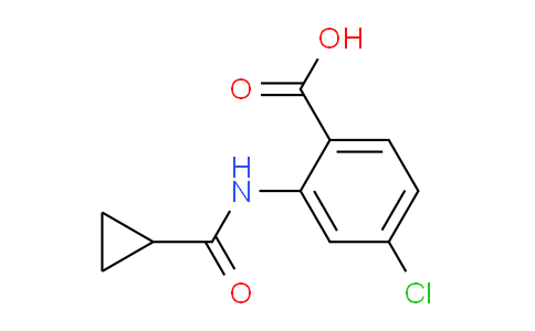 CAS No. 926242-52-6, 4-Chloro-2-(cyclopropanecarboxamido)benzoic acid