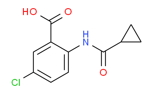 CAS No. 926234-00-6, 5-Chloro-2-(cyclopropanecarboxamido)benzoic acid