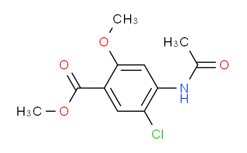 CAS No. 4093-31-6, Methyl 4-acetamido-5-chloro-2-methoxybenzoate
