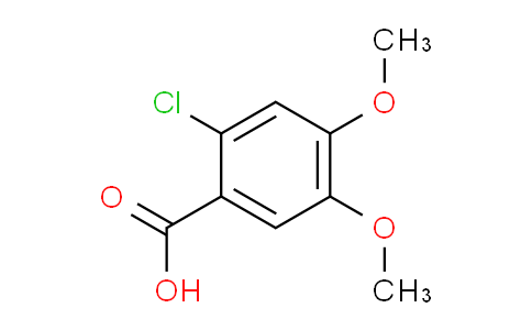 CAS No. 60032-95-3, 2-Chloro-4,5-dimethoxybenzoic acid