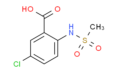 CAS No. 89979-12-4, 5-Chloro-2-(methylsulfonamido)benzoic acid