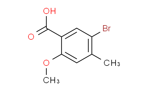CAS No. 90326-61-7, 5-bromo-2-methoxy-4-methylbenzoic acid
