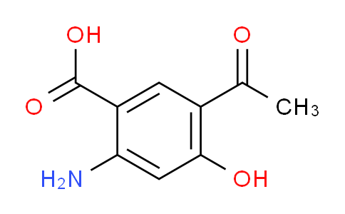 CAS No. 115651-29-1, 5-Acetyl-2-amino-4-hydroxybenzoic acid