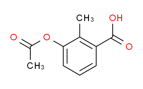 CAS No. 168899-58-9, 3-(Acetyloxy)-2-methylbenzoic acid