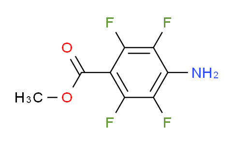 CAS No. 715-37-7, methyl 4-amino-2,3,5,6-tetrafluorobenzoate