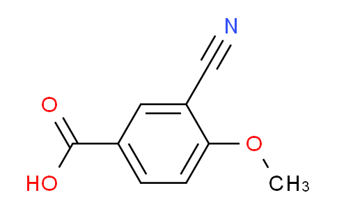 CAS No. 117738-82-6, 3-cyano-4-methoxybenzoic acid