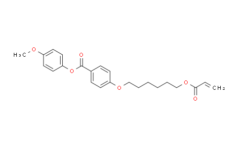 CAS No. 82200-53-1, 4-methoxyphenyl 4-((6-(acryloyloxy)hexyl)oxy)benzoate