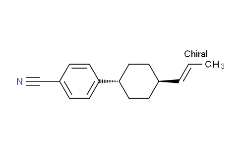 CAS No. 96184-40-6, 4-((1r,4r)-4-((E)-prop-1-en-1-yl)cyclohexyl)benzonitrile