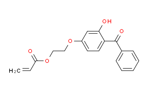 CAS No. 16432-81-8, 2-(4-benzoyl-3-hydroxyphenoxy)ethyl acrylate