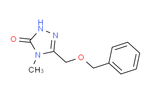 CAS No. 1338226-20-2, 3-((Benzyloxy)methyl)-4-methyl-1H-1,2,4-triazol-5(4H)-one