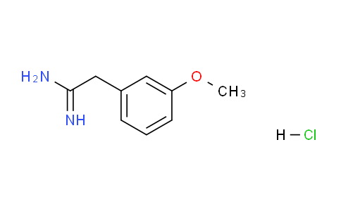 CAS No. 6487-98-5, 2-(3-Methoxyphenyl)ethanimidamide hydrochloride