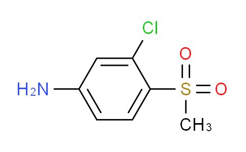 CAS No. 23153-12-0, 3-Chloro-4-methylsulfonylaniline