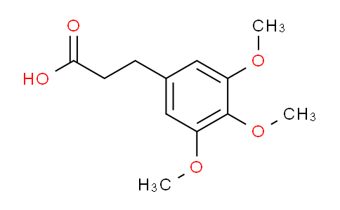 CAS No. 25173-72-2, 3-(3,4,5-Trimethoxyphenyl)propanoic acid