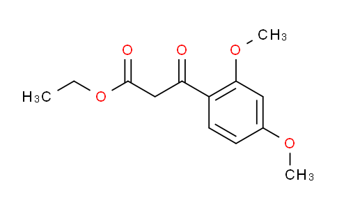 CAS No. 60946-77-2, ethyl 3-(2,4-dimethoxyphenyl)-3-oxopropanoate