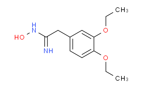 CAS No. 885957-46-0, 2-(3,4-diethoxyphenyl)-N-hydroxyacetimidamide