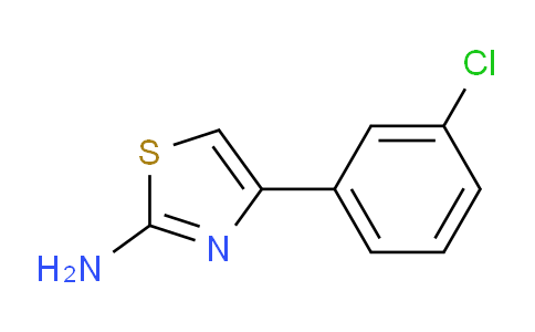 CAS No. 90533-23-6, 4-(3-Chlorophenyl)thiazol-2-amine