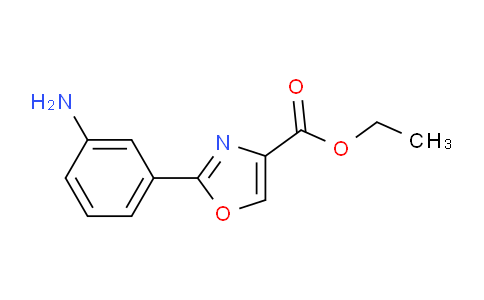 CAS No. 885274-73-7, 2-(3-Amino-phenyl)-oxazole-4-carboxylic acid ethyl ester