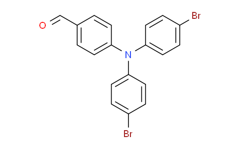 CAS No. 25069-38-9, 4-(bis(4-bromophenyl)amino)benzaldehyde