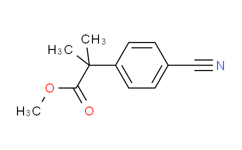 CAS No. 444807-47-0, methyl 2-(4-cyanophenyl)-2-methylpropanoate