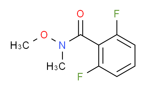 CAS No. 937601-82-6, 2,6-Difluoro-N-methoxy-N-methylbenzenecarboxamide