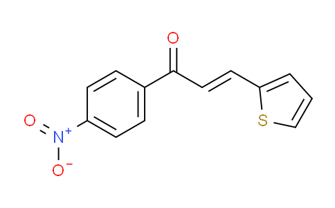 CAS No. 6028-92-8, 1-(4-Nitrophenyl)-3-(thiophen-2-yl)prop-2-en-1-one