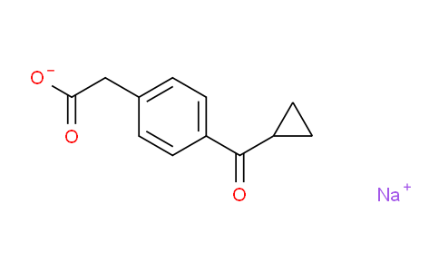 CAS No. 42011-88-1, sodium 2-(4-(cyclopropanecarbonyl)phenyl)acetate