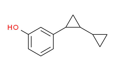 CAS No. 228267-53-6, 3-([1,1'-bi(cyclopropan)]-2-yl)phenol