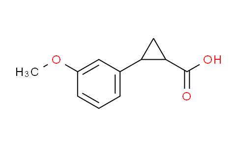 CAS No. 900254-25-3, 2-(3-Methoxy-phenyl)-cyclopropanecarboxylic acid
