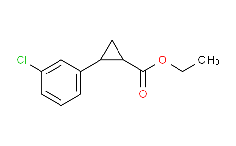 CAS No. 92576-45-9, ethyl 2-(3-chlorophenyl)cyclopropane-1-carboxylate