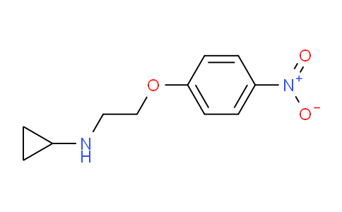 CAS No. 1033201-53-4, N-(2-(4-Nitrophenoxy)ethyl)cyclopropanamine