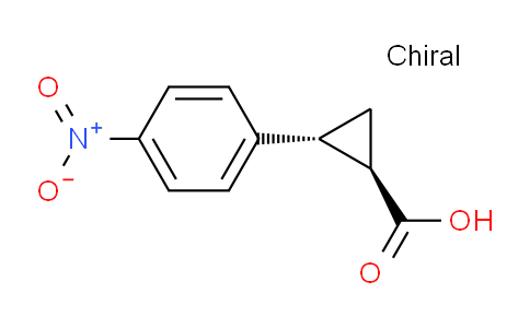 CAS No. 16633-46-8, (1R,2R)-2-(4-nitrophenyl)cyclopropane-1-carboxylic acid