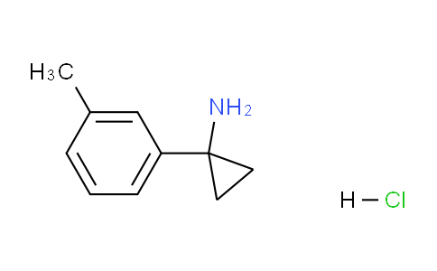 CAS No. 1134683-51-4, 1-(m-tolyl)cyclopropan-1-amine hydrochloride