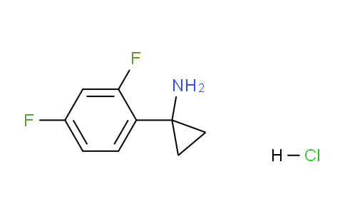 CAS No. 1186663-18-2, 1-(2,4-Difluorophenyl)cyclopropanamine hydrochloride