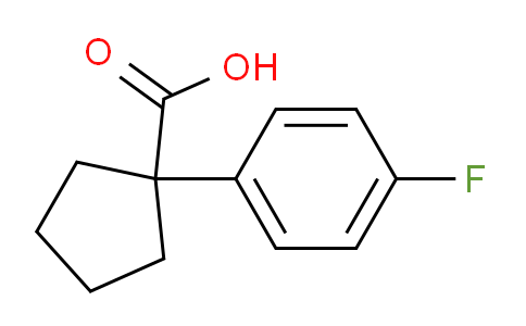 CAS No. 214262-99-4, 1-(4-Fluorophenyl)cyclopentanecarboxylic acid