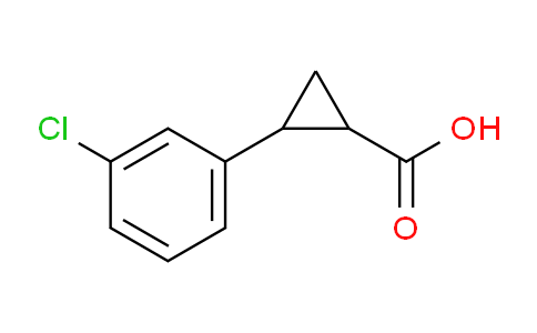 CAS No. 91552-11-3, 2-(3-Chlorophenyl)cyclopropanecarboxylic acid