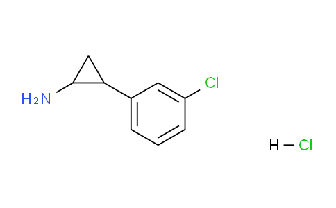 CAS No. 90942-38-4, 2-(3-Chlorophenyl)cyclopropanamine hydrochloride