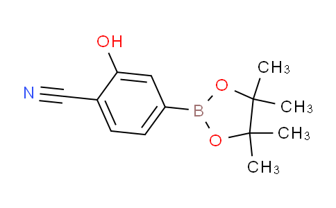 CAS No. 1350933-21-9, 2-Hydroxy-4-(4,4,5,5-tetramethyl-1,3,2-dioxaborolan-2-yl)benzonitrile