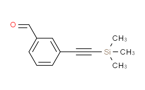 CAS No. 77123-55-8, 3-((Trimethylsilyl)ethynyl)benzaldehyde