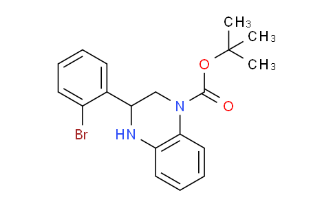 CAS No. 1148027-14-8, tert-Butyl 3-(2-bromophenyl)-3,4-dihydroquinoxaline-1(2H)-carboxylate