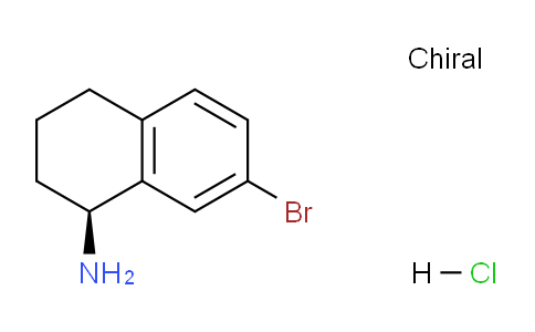 CAS No. 676133-24-7, (S)-7-Bromo-1,2,3,4-tetrahydronaphthalen-1-amine hydrochloride